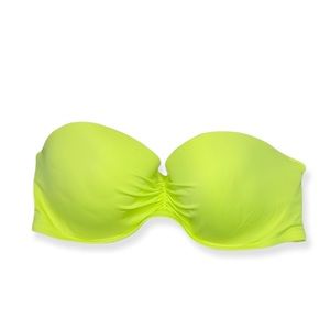 Victoria secret neon lime green swim top size 34C